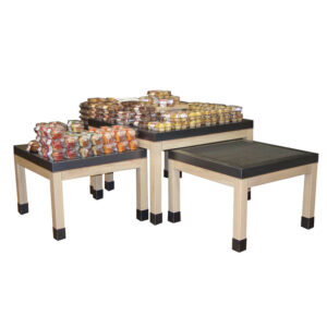 Heavy Duty Metal Top Wood Nesting Tables China Factory Customized
