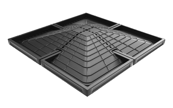 Vacuum Form Vegetable Pedestal Display